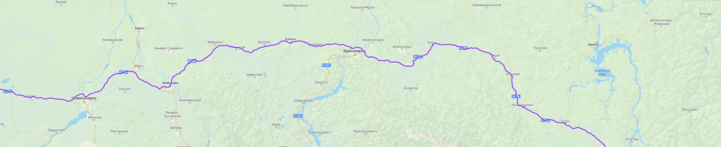 Доставка грузов из Пластуновской - карта транспортной логистики